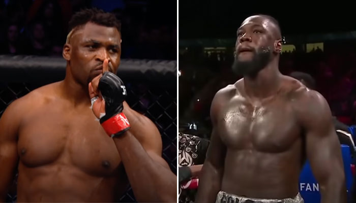 Francis Ngannou et Deontay Wilder chez les poids lourds