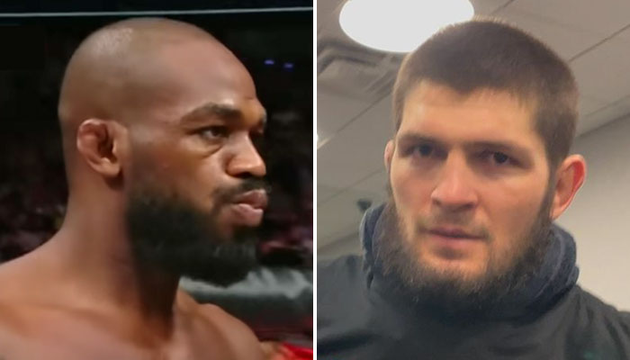 Jon Jones de l'UFC et Khabib Nurmagomedov