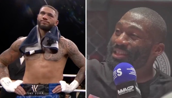 Tony Yoka et Cédric Doumbé, boxeur poids lourds et combattant de MMA