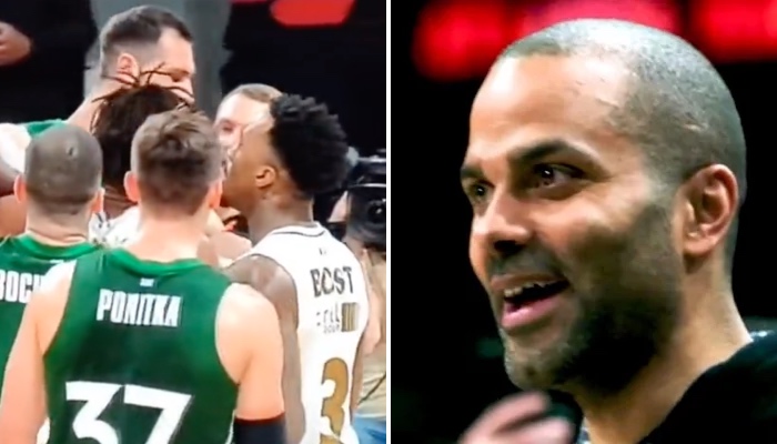 Tony Parker et un accrochage entre l'ASVEl et le Pana