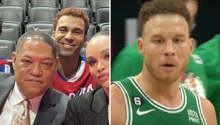 L'acteur Laurence Fishburne dans le rôle de Doc Rivers, et Blake Griffin