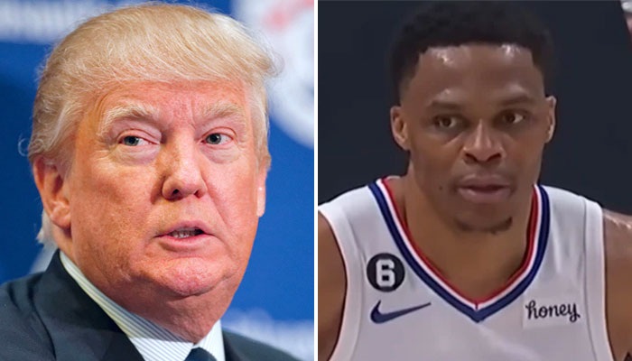 NBA Donald Trump et Russell Westbrook