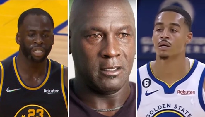 NBA Draymond Green, Michael Jordan et Jordan Poole