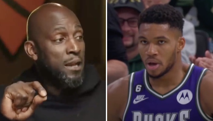 NBA Kevin Garnett et Giannis Antetokounmpo