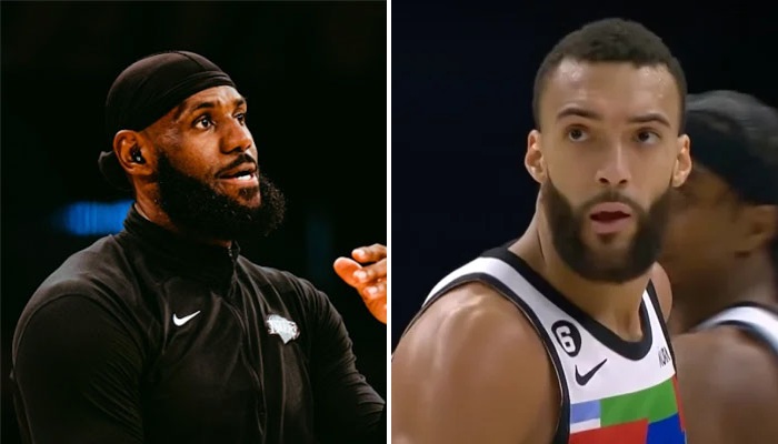 NBA LeBron James salue le rival de Rudy Gobert