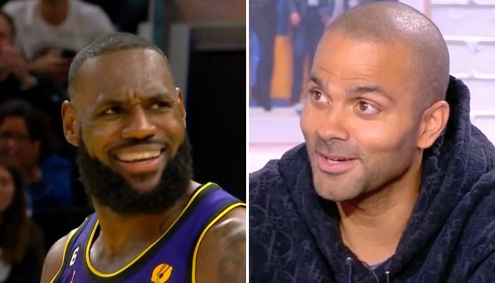 LeBron James, superstar NBA des Los Angeles Lakers, et Tony Parker, patron de l'ASVEL