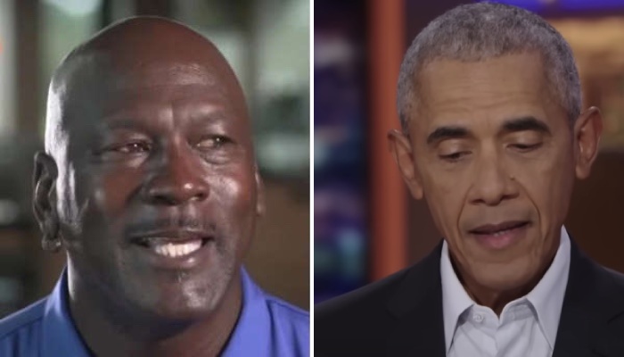 NBA Michael Jordan et Barack Obama