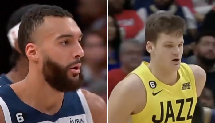 NBA Rudy Gobert et Walker Kessler