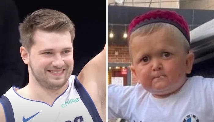 Luka Doncic des Mavericks et l'influenceur Hasbulla