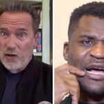 La photo impressionnante de Francis Ngannou, énorme à côté de la brute Arnold Schwarzenegger (105kg)