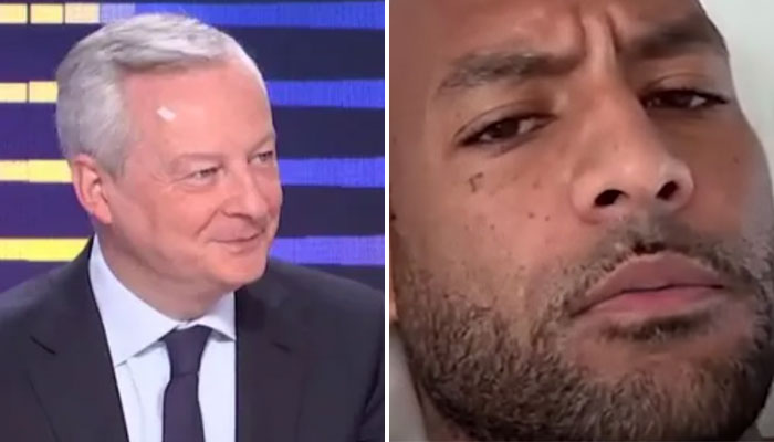 Bruno Le Maire et le rappeur Booba