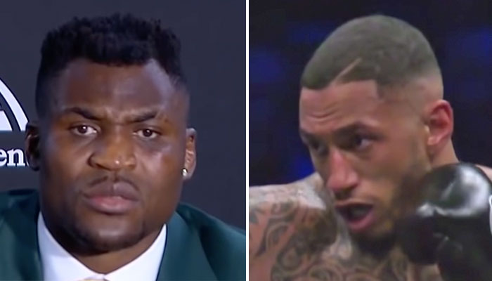 Francis Ngannou et le Français Tony Yoka