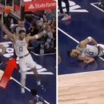 NBA – Scène flippante, Jayson Tatum monte sur Rudy Gobert (117kg), perd le contrôle et s’écrase au sol !