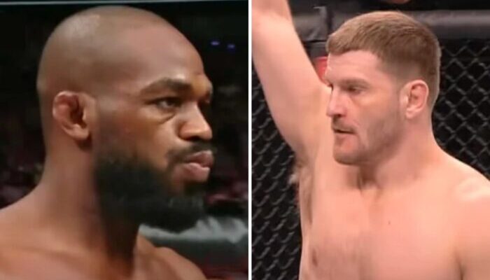 Jon Jones et Stipe Miocic