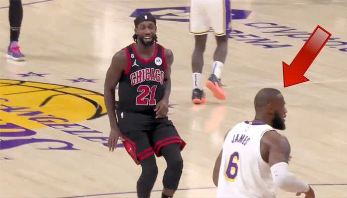 Patrick Beverley se moque de LeBron James lors de leur confrontation