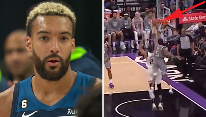 Rudy Gobert salement contré par De'Aaron Fox