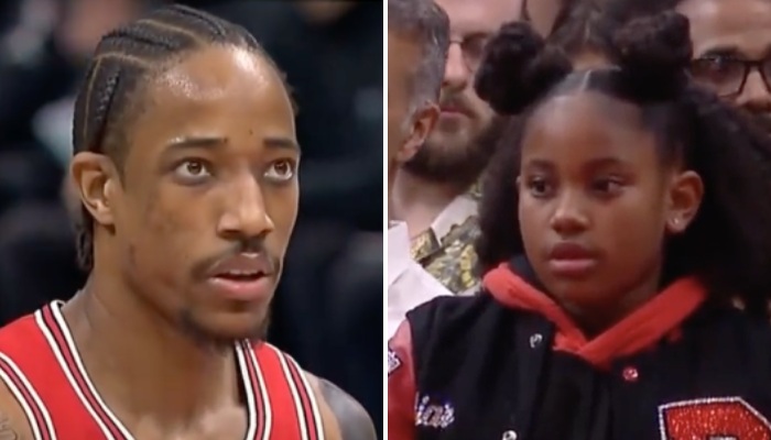 NBA DeMar DeRozan et sa fille