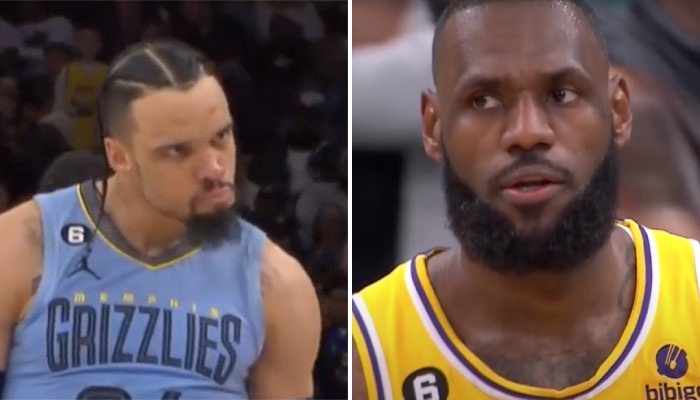 NBA Dillon Brooks et LeBron James