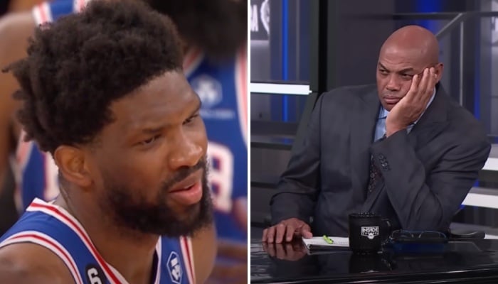 NBA Joel Embiid et Charles Barkley