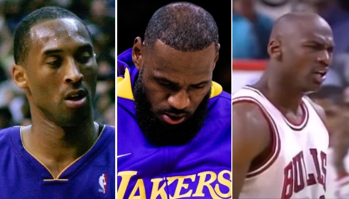 NBA Kobe Bryant, LeBron James et Michael Jordan