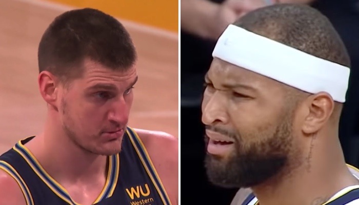 NBA Nikola Jokic et DeMarcus Cousins