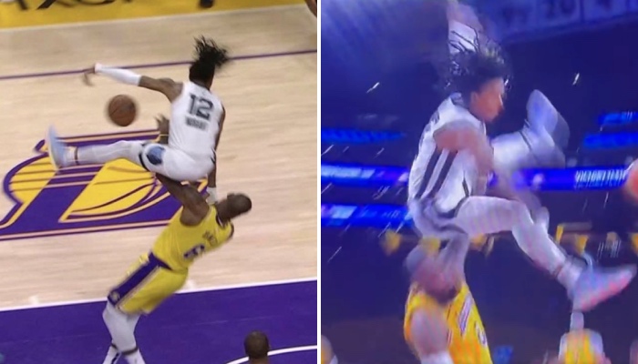 ja Morant a voulu sauter dangereusement par dessus LeBron