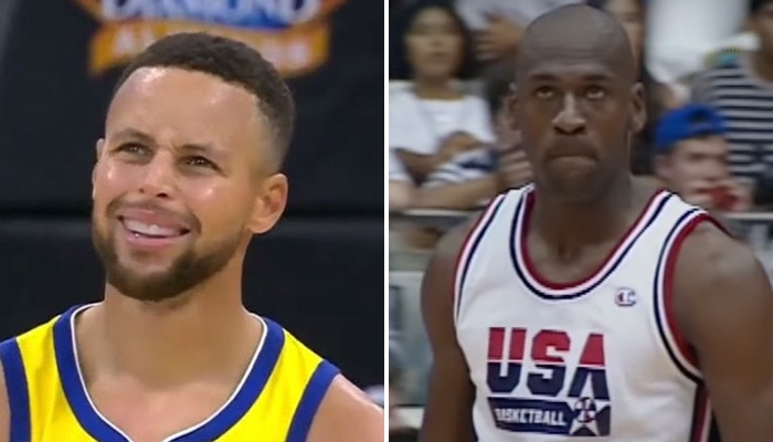 NBA Stephen Curry et Michael Jordan