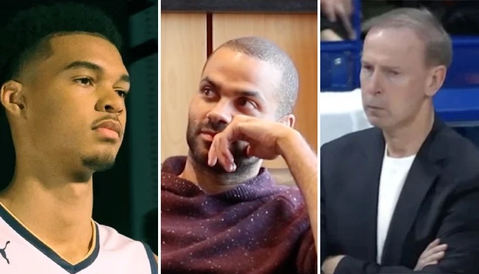 NBA Victor Wembanyama, Tony Parker et Vincent Collet