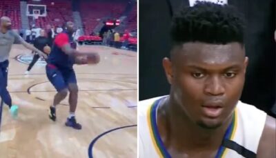 NBA – La nouvelle vidéo inquiétante de Zion Williamson sur le terrain…