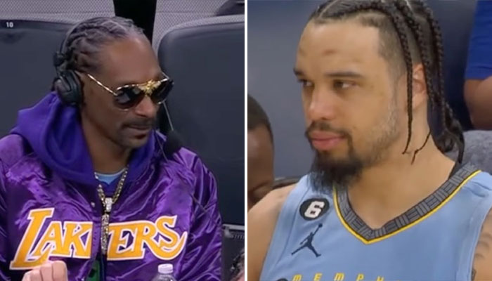 Snoop Dogg et Dillon Brooks, joueur des grizzlies