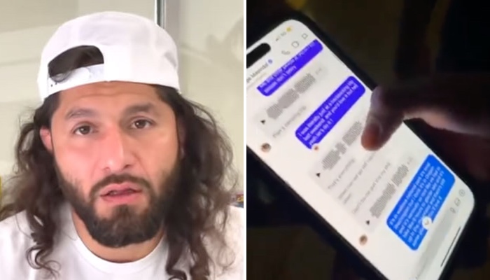 Jorge Masvidal a été pris dans les Dm's d'une jeune femme