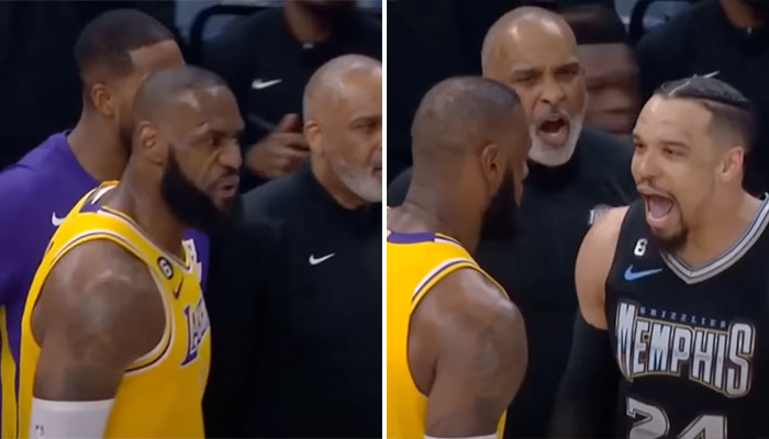 LeBron James provoqué en plein match par Dillon Brooks