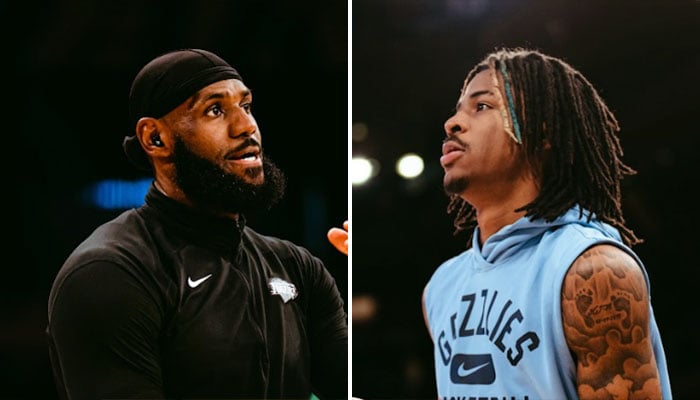 LeBron James et Ja Morant