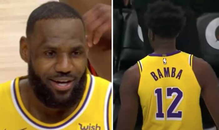 LeBron James et Mo Bamba