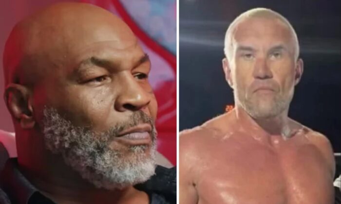 Mike Tyson et Jérôme Le Banner