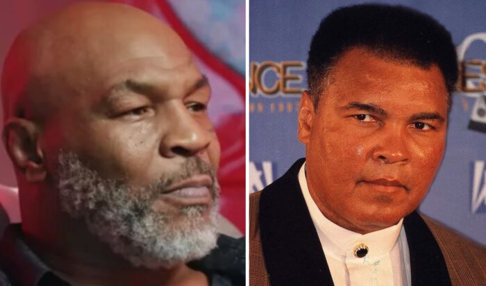 Mike Tyson et Mohamed Ali