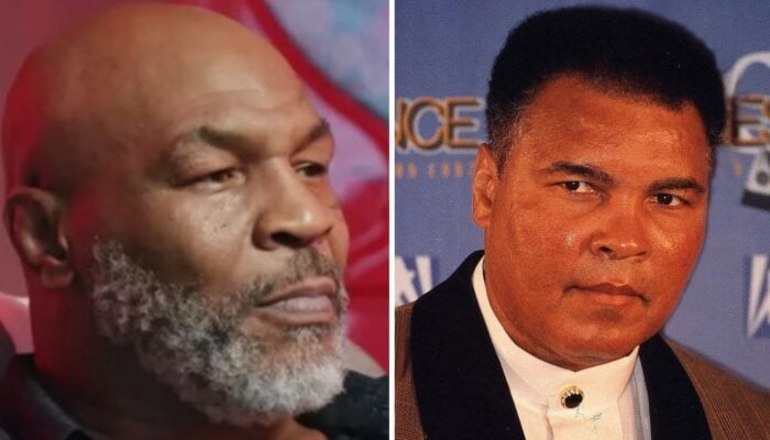 Mike Tyson et Mohamed Ali