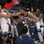 NBA – Rudy Gobert disjoncte et met une énorme droite à Kyle Anderson !