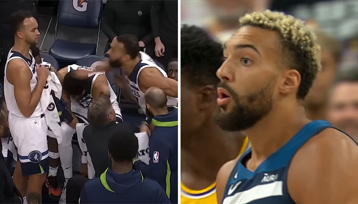 L'embrouille de Rudy Gobert sur le banc des Wolves