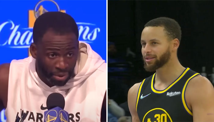 Draymond Green and Steph Curry, Warriors players