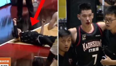KO, convulsions : les images glaçantes de Jeremy Lin après un choc au crâne !