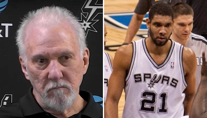 NBA Gregg Popovich et Tim Duncan