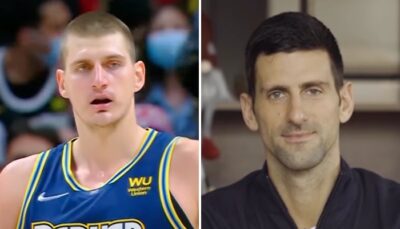 NBA – « Oh m*rde » : la sortie épique de Nikola Jokic sur Novak Djokovic, le tennisman réagit !