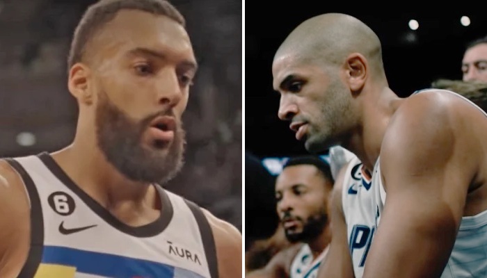 NBA Rudy Gobert et Nicolas Batum