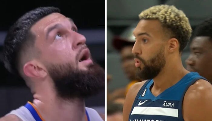 Vincent Poirier et Rudy Gobert, deux coéquipiers en équipe de France