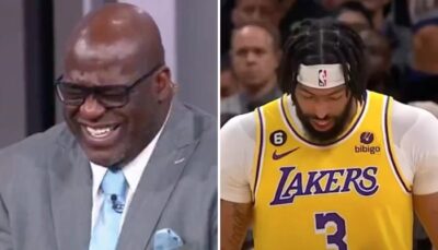 NBA – En larmes devant la blessure d’AD, Shaq se fait salement massacrer !