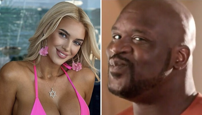 NBA Shaquille O'Neal et Veronika Rajek