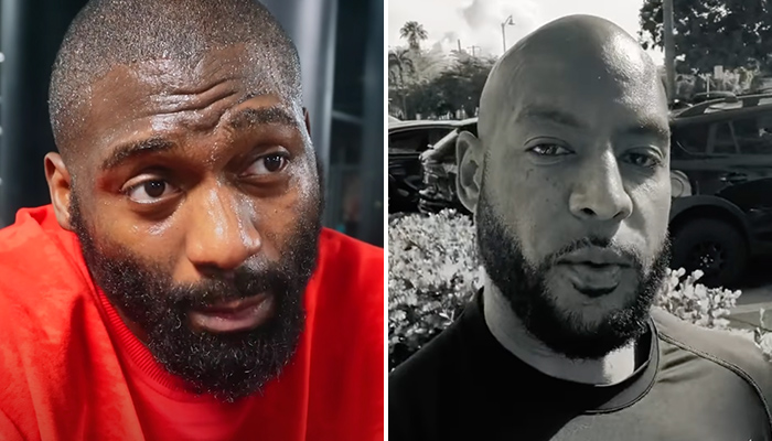 Cédric Doumbé, combattant MMA, et le rappeur Booba