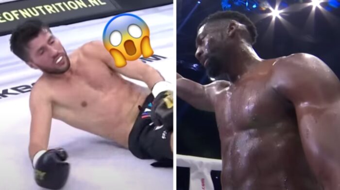 Cédric Doumbé inflige un énorme KO à Alim Nabiyev