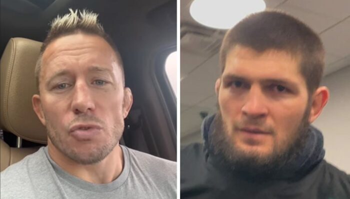 Georges St-Pierre et Khabib Nurmagomedov